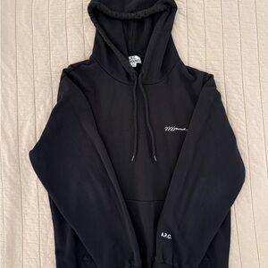 Jjjjound x A.P.C. Black Logo Hoodie